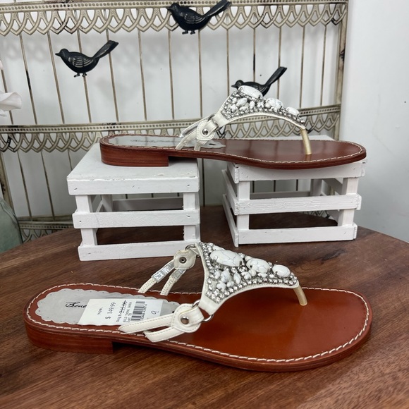 Beverly Feldman Bold Womens Slide Thong Sandals Size 9M - Picture 3 of 8